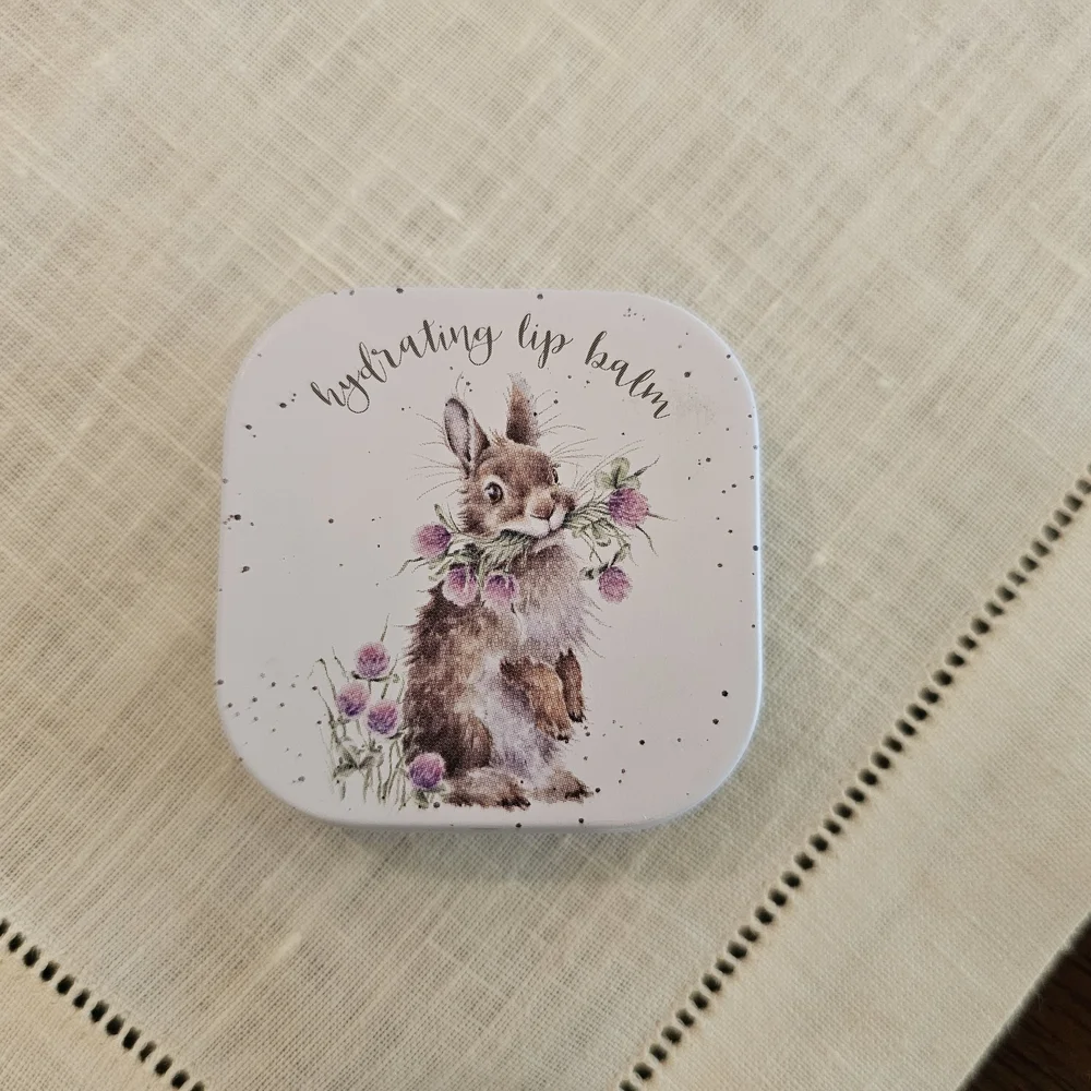 Wrendale Designs ‘Head Clover Heels’ Rabbit Vanilla & Honey Lip Balm -Made in UK